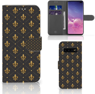 B2Ctelecom Samsung Galaxy S10 Plus Bookcover hoesje Franse Lelie