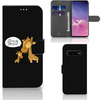 B2Ctelecom Samsung Galaxy S10 Plus Bookcover hoesje Giraffe