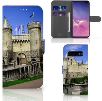 B2Ctelecom Samsung Galaxy S10 Plus Bookcover hoesje Kasteel