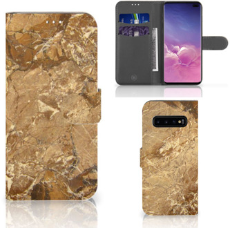 B2Ctelecom Samsung Galaxy S10 Plus Bookcover hoesje Marmer