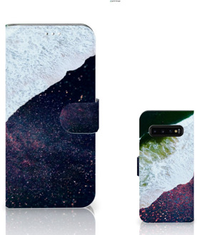 B2Ctelecom Samsung Galaxy S10 Plus Bookcover hoesje Sea in Space