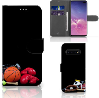 B2Ctelecom Samsung Galaxy S10 Plus Bookcover hoesje Sports