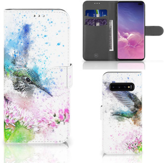 B2Ctelecom Samsung Galaxy S10 Plus Bookcover hoesje Vogel