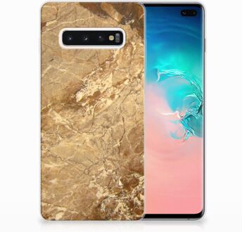 B2Ctelecom Samsung Galaxy S10 Plus TPU Hoesje Design Marmer