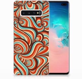 B2Ctelecom Samsung Galaxy S10 Plus TPU Hoesje Design Retro