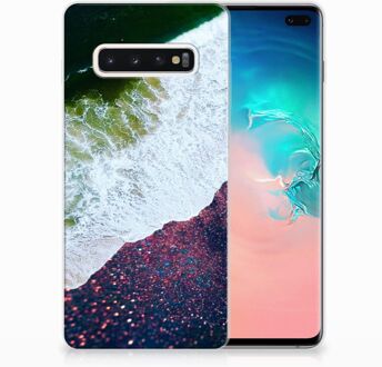 B2Ctelecom Samsung Galaxy S10 Plus TPU Hoesje Design Sea in Space