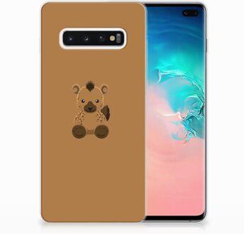 B2Ctelecom Samsung Galaxy S10 Plus Uniek TPU Hoesje Baby Hyena