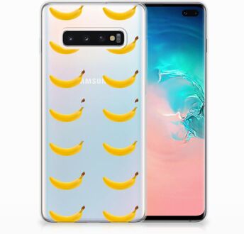 B2Ctelecom Samsung Galaxy S10 Plus Uniek TPU Hoesje Banana