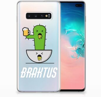 B2Ctelecom Samsung Galaxy S10 Plus Uniek TPU Hoesje Braktus