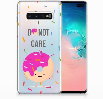 B2Ctelecom Samsung Galaxy S10 Plus Uniek TPU Hoesje Donut