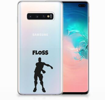 B2Ctelecom Samsung Galaxy S10 Plus Uniek TPU Hoesje Floss