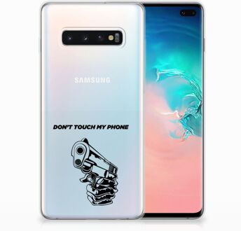 B2Ctelecom Samsung Galaxy S10 Plus Uniek TPU Hoesje Gun DTMP