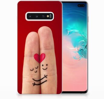 B2Ctelecom Samsung Galaxy S10 Plus Uniek TPU Hoesje Liefde