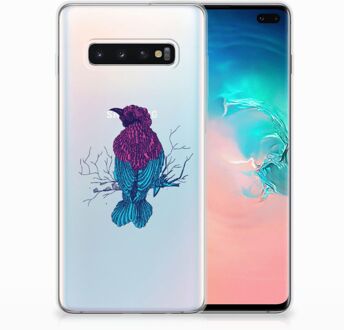 B2Ctelecom Samsung Galaxy S10 Plus Uniek TPU Hoesje Merel