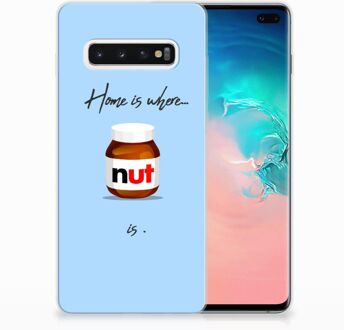 B2Ctelecom Samsung Galaxy S10 Plus Uniek TPU Hoesje Nut Home