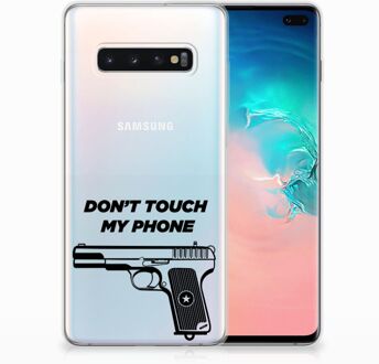 B2Ctelecom Samsung Galaxy S10 Plus Uniek TPU Hoesje Pistol DTMP