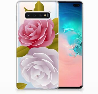 B2Ctelecom Samsung Galaxy S10 Plus Uniek TPU Hoesje Roses