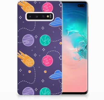 B2Ctelecom Samsung Galaxy S10 Plus Uniek TPU Hoesje Space