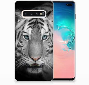 B2Ctelecom Samsung Galaxy S10 Plus Uniek TPU Hoesje Tijger