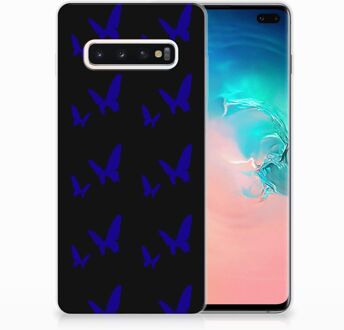 B2Ctelecom Samsung Galaxy S10 Plus Uniek TPU Hoesje Vlinder Patroon