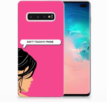 B2Ctelecom Samsung Galaxy S10 Plus Uniek TPU Hoesje Woman DTMP