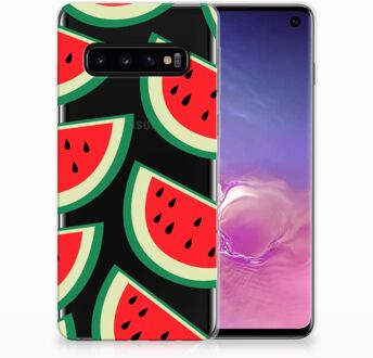 B2Ctelecom Samsung Galaxy S10 Siliconen Hoesje Watermelons