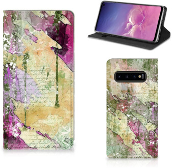 B2Ctelecom Samsung Galaxy S10 Smart Cover Letter Painting