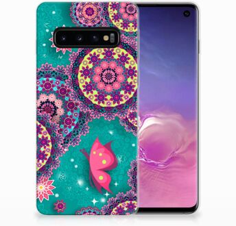 B2Ctelecom Samsung Galaxy S10 Smartphone Hoesje Cirkels en Vlinders