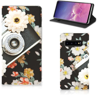 B2Ctelecom Samsung Galaxy S10 Stand Case Vintage Camera