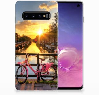 B2Ctelecom Samsung Galaxy S10 TPU-siliconen Hoesje Amsterdamse Grachten