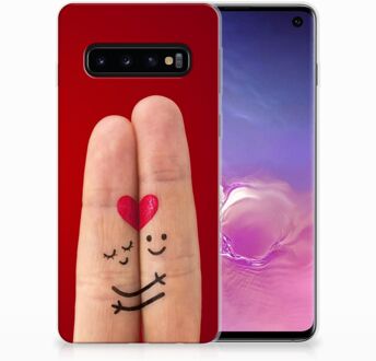 B2Ctelecom Samsung Galaxy S10 TPU Siliconen Hoesje Liefde