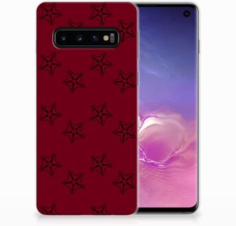 B2Ctelecom Samsung Galaxy S10 TPU Siliconen Hoesje Sterren