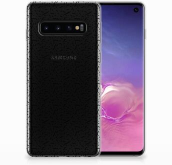 B2Ctelecom Samsung Galaxy S10 TPU Siliconen Hoesje Stripes Dots