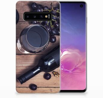 B2Ctelecom Samsung Galaxy S10 TPU Siliconen Hoesje Wijn