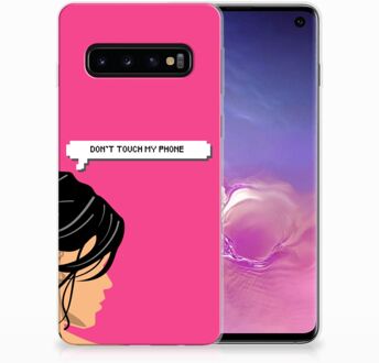 B2Ctelecom Samsung Galaxy S10 TPU Siliconen Hoesje Woman DTMP