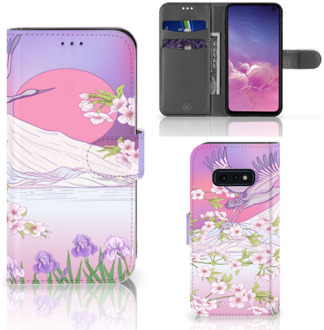 B2Ctelecom Samsung Galaxy S10e Beschermhoes Bird Flying