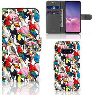 B2Ctelecom Samsung Galaxy S10e Beschermhoes Birds