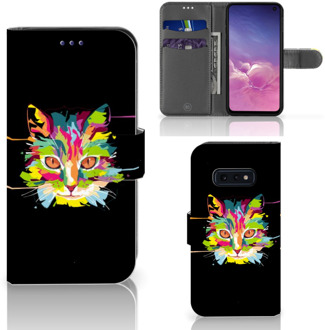 B2Ctelecom Samsung Galaxy S10e Beschermhoes Cat Color