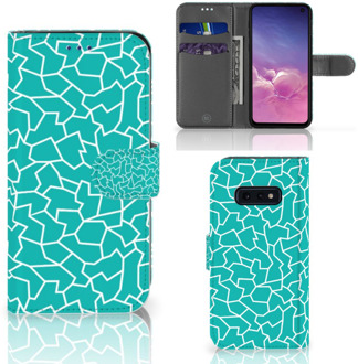 B2Ctelecom Samsung Galaxy S10e Beschermhoes Cracks Blue