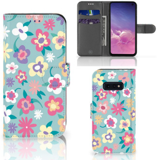 B2Ctelecom Samsung Galaxy S10e Beschermhoes Flower Power