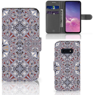 B2Ctelecom Samsung Galaxy S10e Beschermhoes Flower Tiles