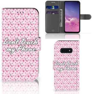 B2Ctelecom Samsung Galaxy S10e Beschermhoes Flowers Pink DTMP