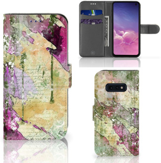 B2Ctelecom Samsung Galaxy S10e Beschermhoes Letter Painting