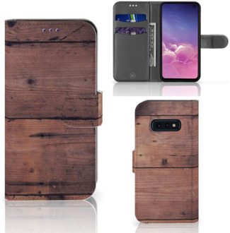 B2Ctelecom Samsung Galaxy S10e Beschermhoes Old Wood