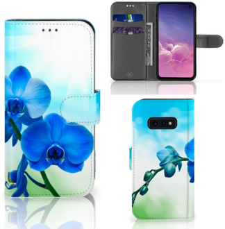 B2Ctelecom Samsung Galaxy S10e Beschermhoes Orchidee Blauw