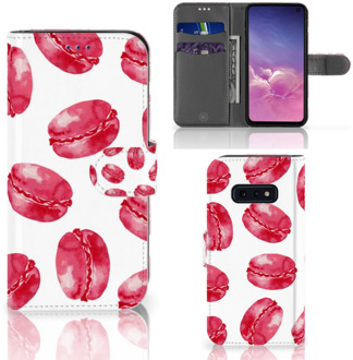 B2Ctelecom Samsung Galaxy S10e Beschermhoes Pink Macarons