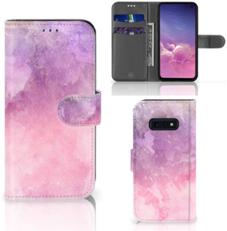 B2Ctelecom Samsung Galaxy S10e Beschermhoes Pink Purple Paint