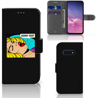 B2Ctelecom Samsung Galaxy S10e Beschermhoes Popart Oh Yes