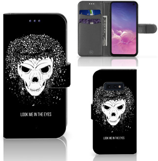 B2Ctelecom Samsung Galaxy S10e Beschermhoes Skull Hair