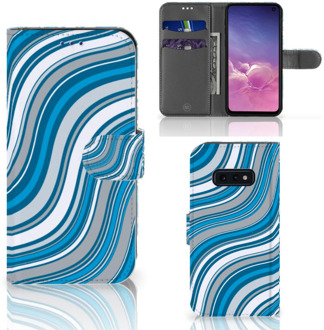 B2Ctelecom Samsung Galaxy S10e Beschermhoes Waves Blue